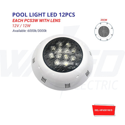 Pool Light - 12W - 12V