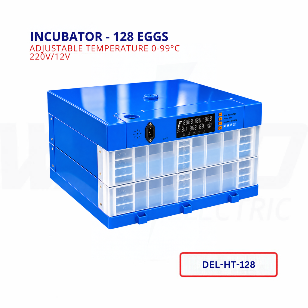 128-Egg Incubator – Two-Tier Digital Design