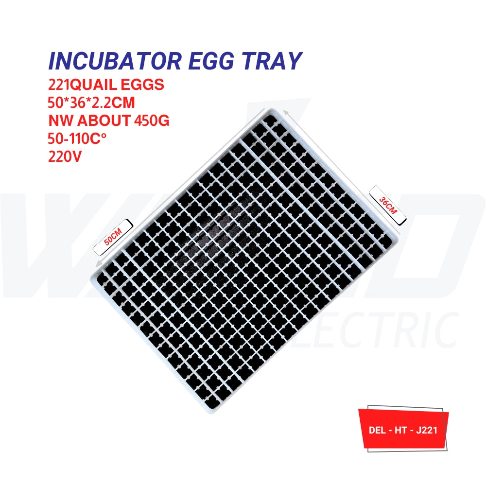 Quail  EGG TRAY - 221 EGGS