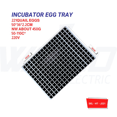 Quail  EGG TRAY - 221 EGGS