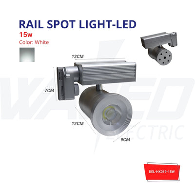 Rail Spot Light Led - 15w - Silver