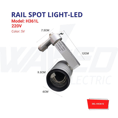 Rail Spot Light - Silver - N.General