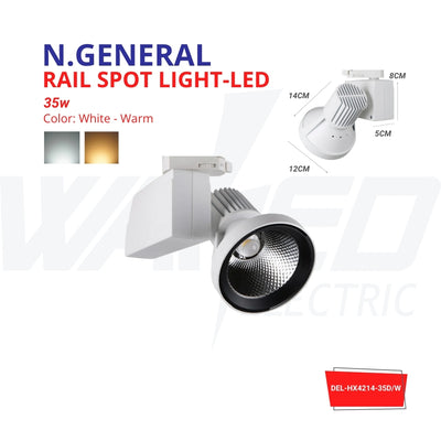 Rail Spot Light - 35w - N.General