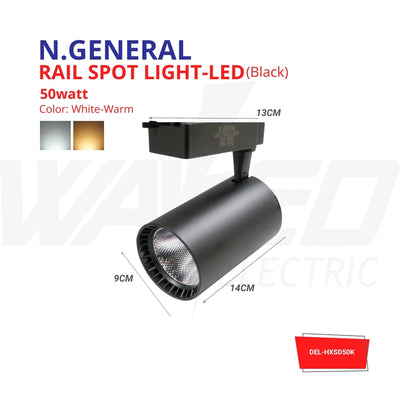 Rail Spot Light -  50W - N.General