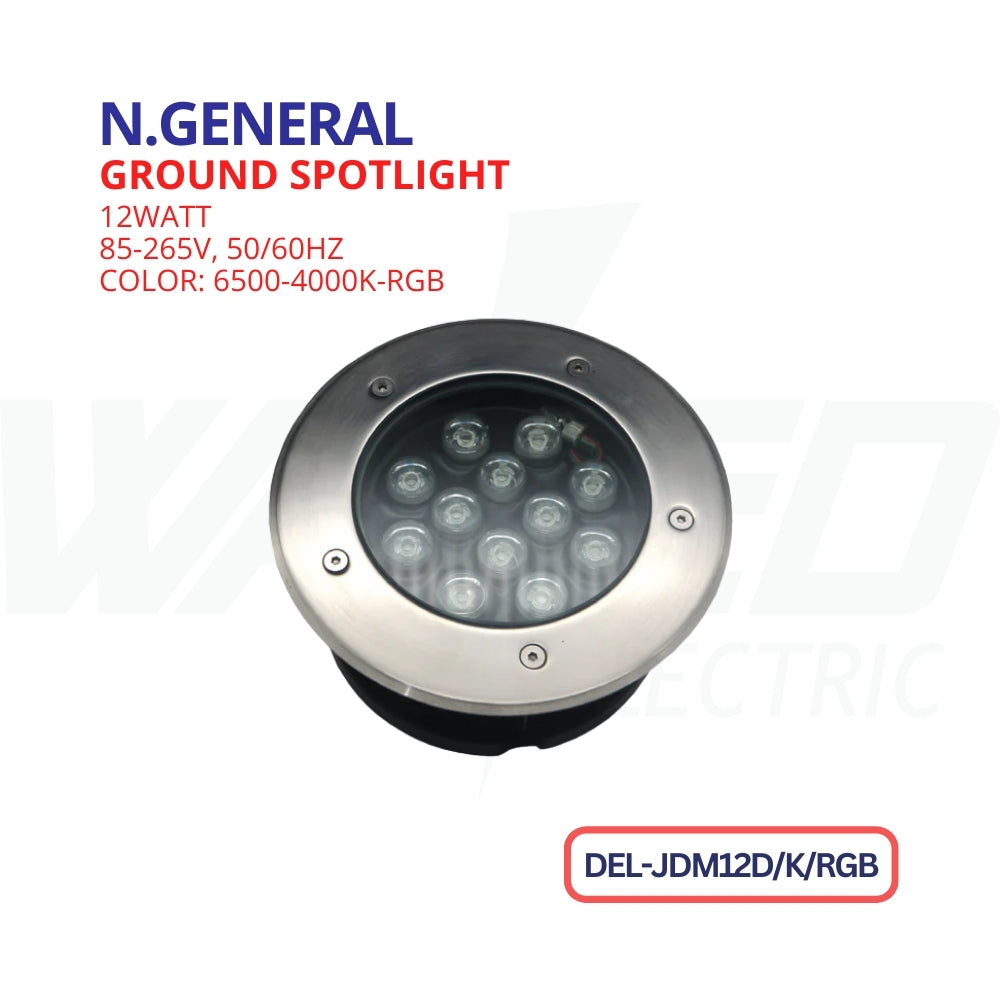 Ground spotliight - 12w - N.GENERAL