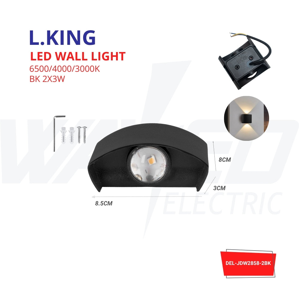 LED Wall Light -  2 led - L.KING