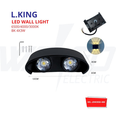 LED Wall Light - 4 led - L.KING