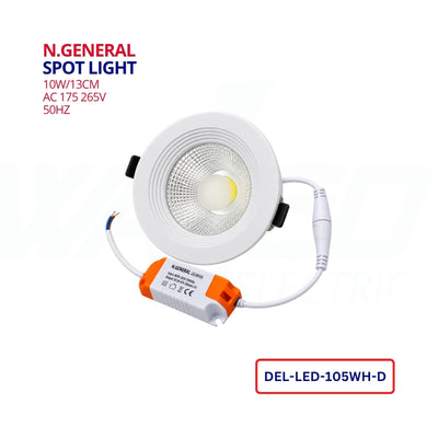 Spot Light - 10w 13cm - N.GENERAL