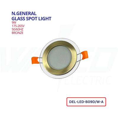 Glass Spot Light - 9w - BRONZE - N.GENERAL