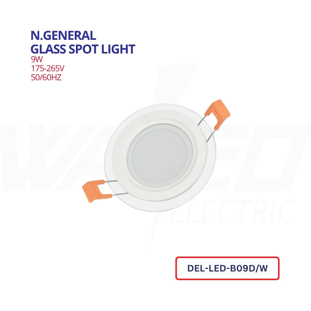 Glass Spot Light - 9w - N.GENERAL