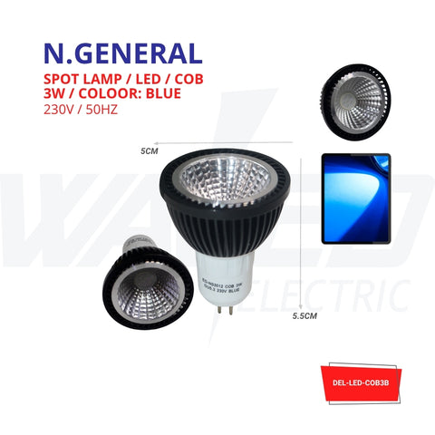 Led Spot Lamp - 3W - Colored -  N.General