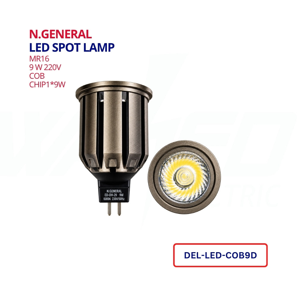 Led Spot Lamp -  9W - N.General