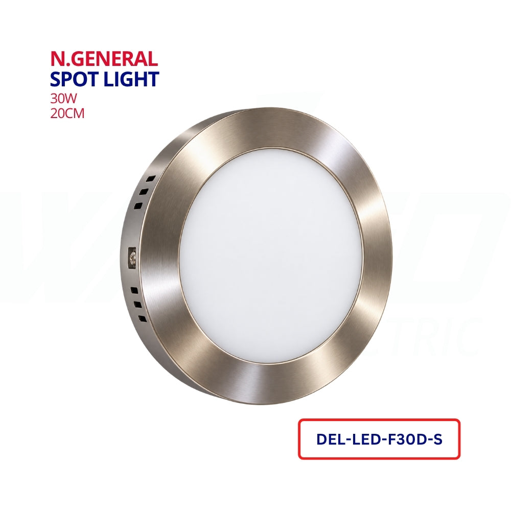 spot Light surface - 30W - Chrome