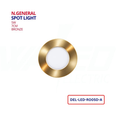 N.General Spot Light - 5W -Bronze