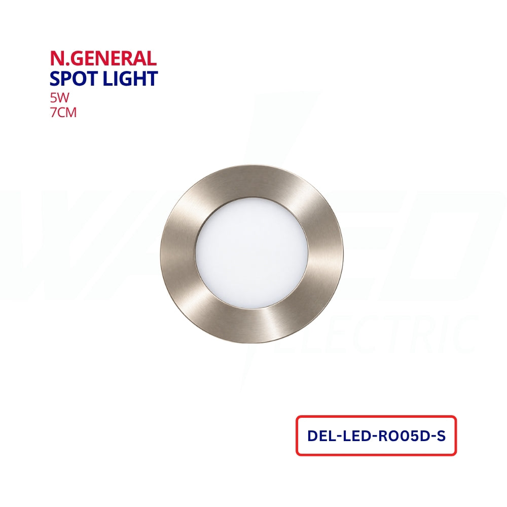 N.General Spot Light - 5W - Chrome