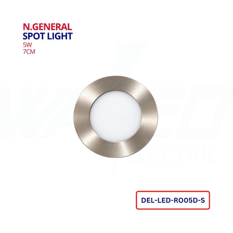 N.General Spot Light - 5W - Chrome