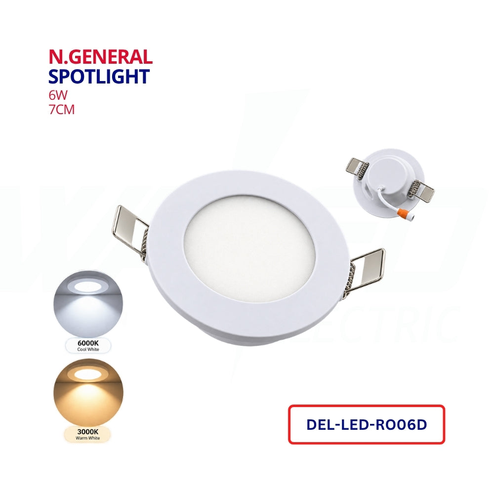 N.General Spot Light - 6W - White