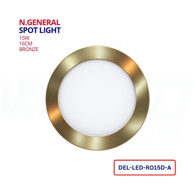 N.General Spot Light - 15W - Bronze