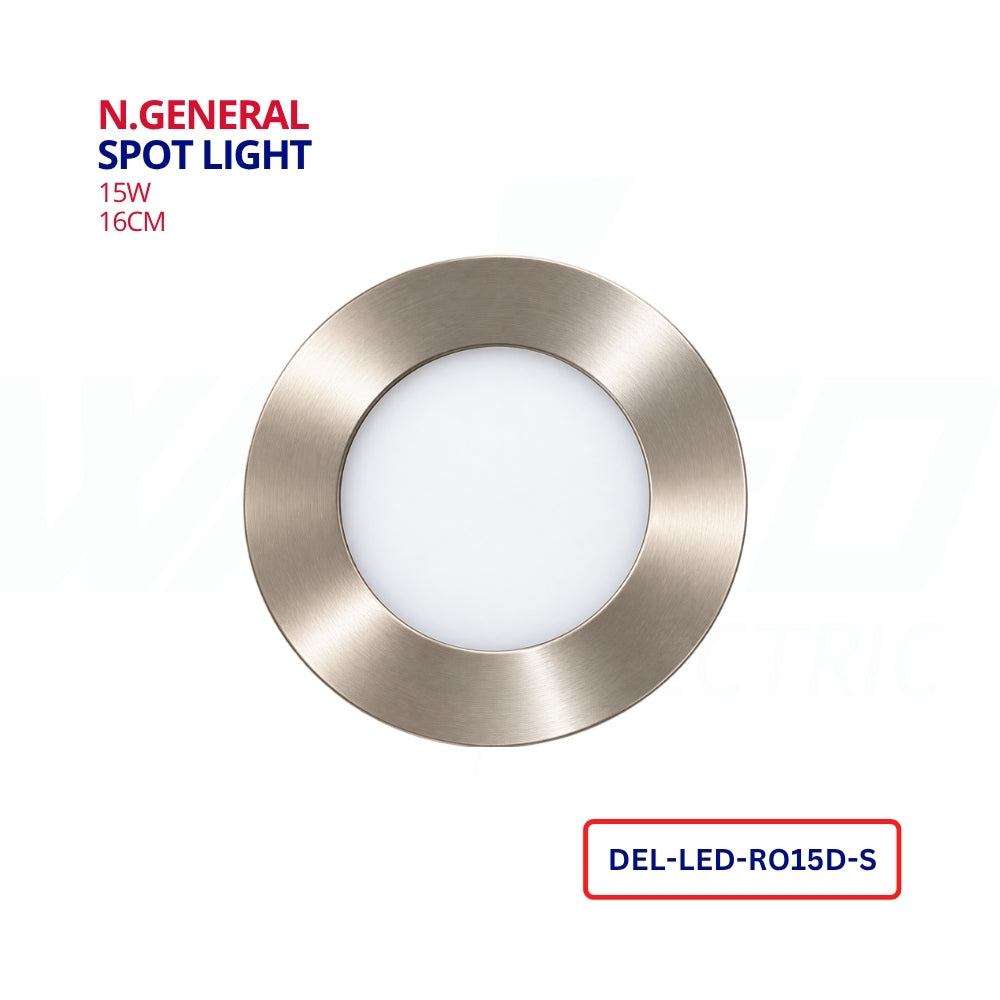 N.General Spot Light - 15W - Chrome