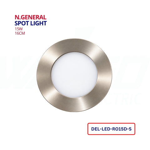 N.General Spot Light - 15W - Chrome