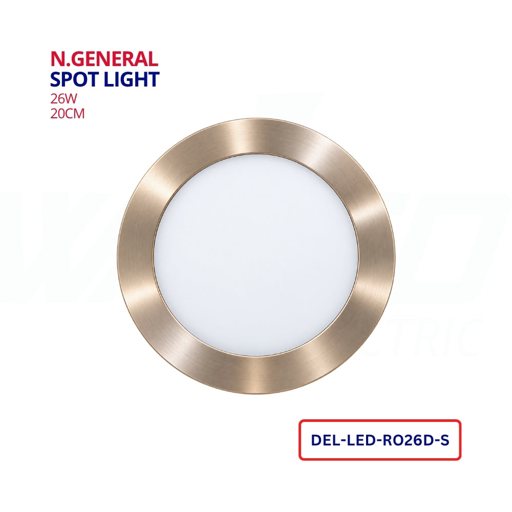 N.General Spot Light - 26W - Chrome