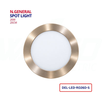 N.General Spot Light - 26W - Chrome