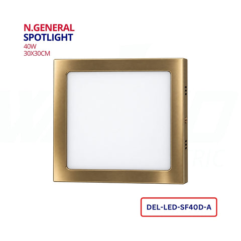 square spot Light - 40W - Bronze