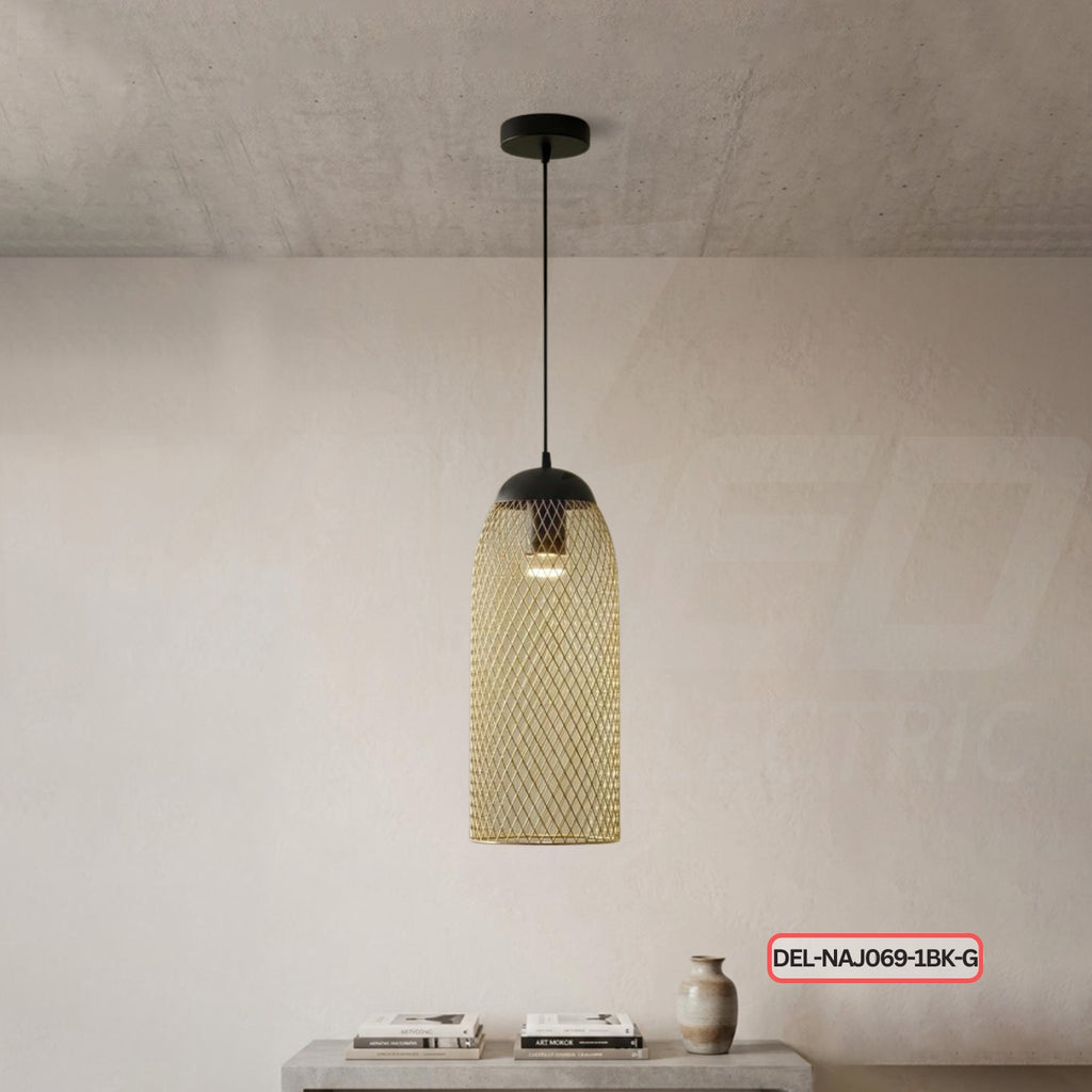 Modern Gold Mesh Pandent Light
