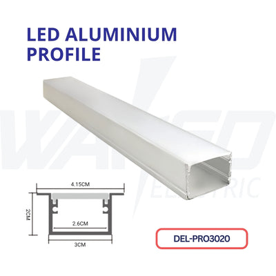Led Aluminium Profile - 3020 - Surface