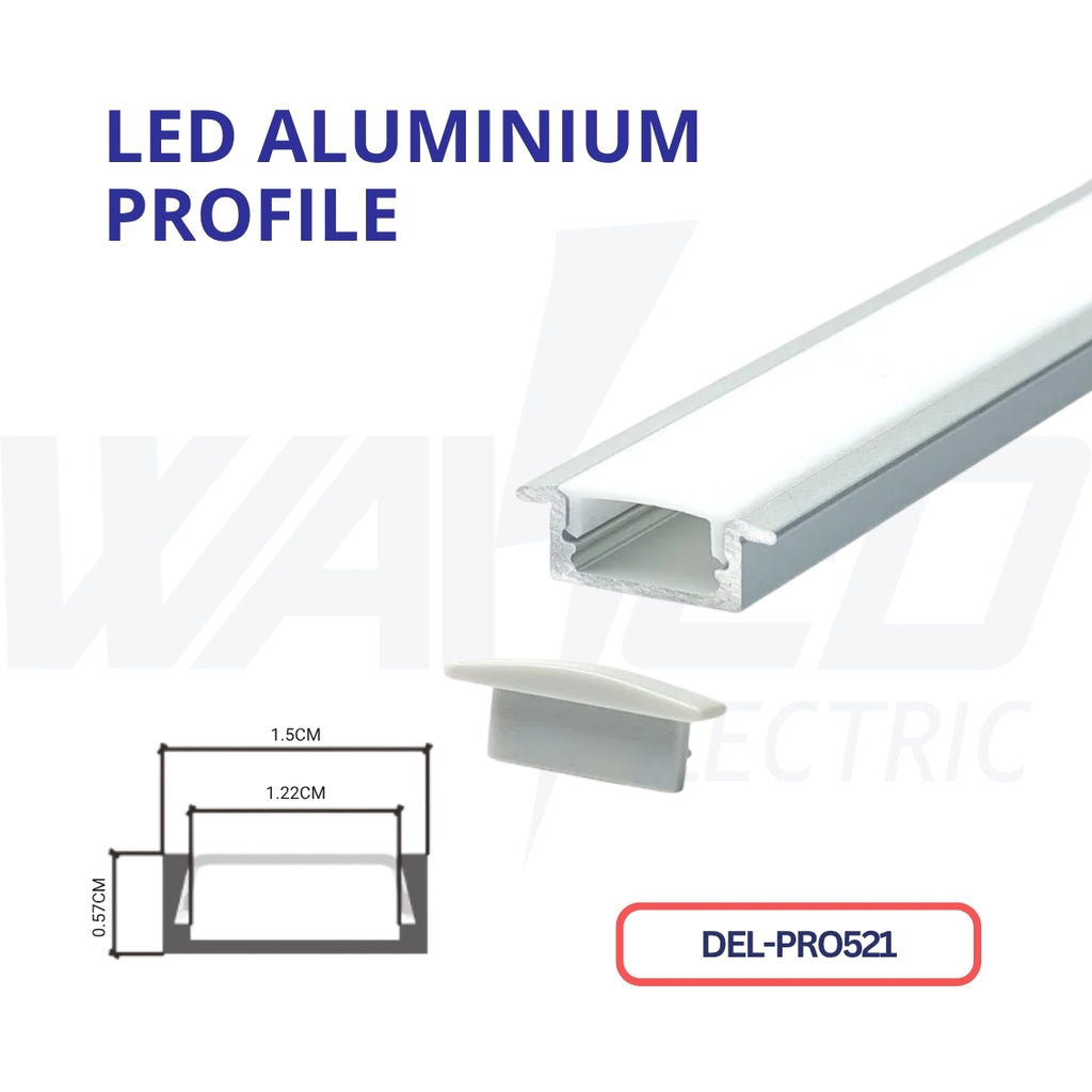 Led Aluminium Profile - 521 - Slim