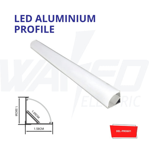 Led Aluminium Profile - 601 - Surface Corner