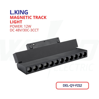 Magnetic Track Light - 12w - Black