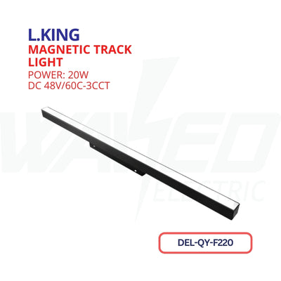 Magnetic Track Light - 20w - Black