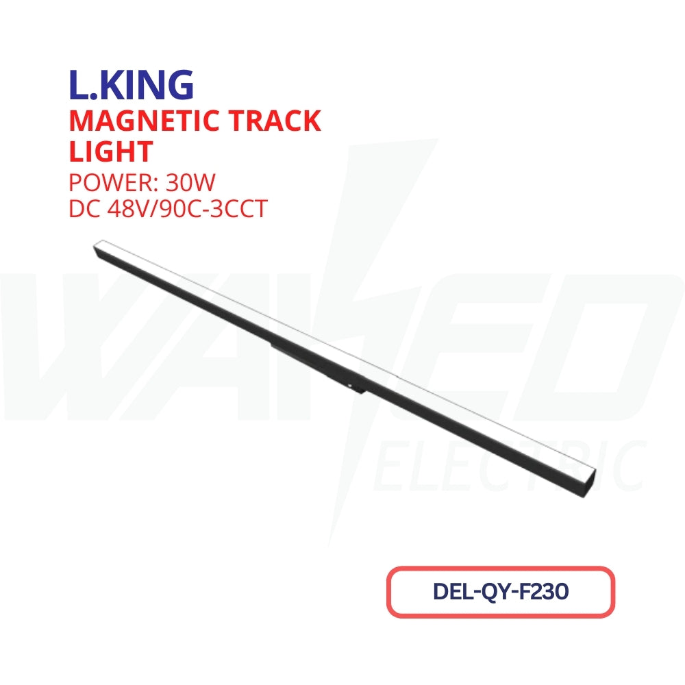 Magnetic Track Light - 30w - Black