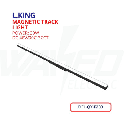 Magnetic Track Light - 30w - Black