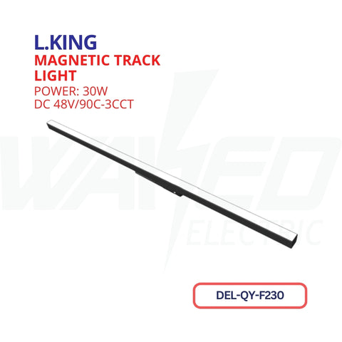 Magnetic Track Light - 30w - Black