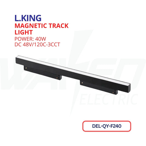 Magnetic Track Light - 40w - Black