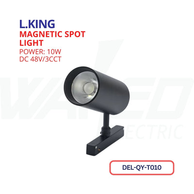 Magnetic Spot Light - 10w - Black - Movable