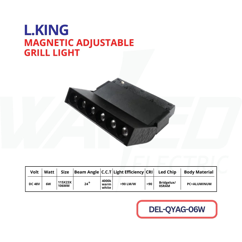 Magnetic Adjustable Grill Light - 6w