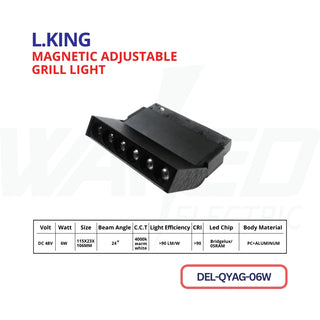 Magnetic Adjustable Grill Light - 6w
