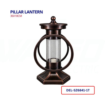 Pillar Lantern - Bronze