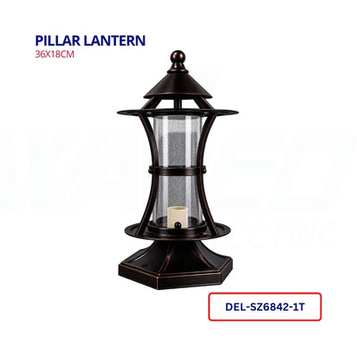 Pillar Lantern - Bronze