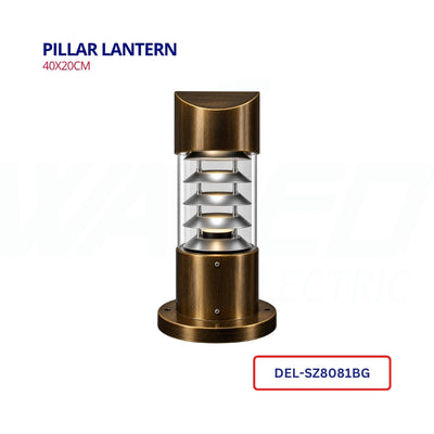 Pillar Lantern - Bronze