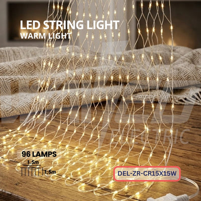 Led String Lights – 1.5m*1.5m - 96L
