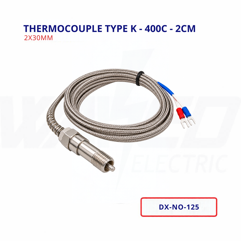 THERMOCOUPLE TYPE K - 400C - 2CM
