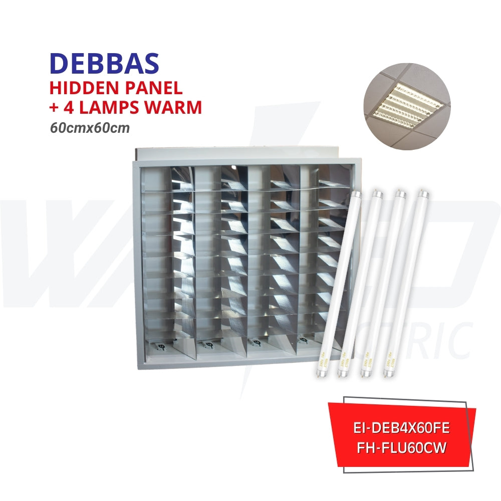 Led Hidden Panel Light - 60*60cm - DEBBAS
