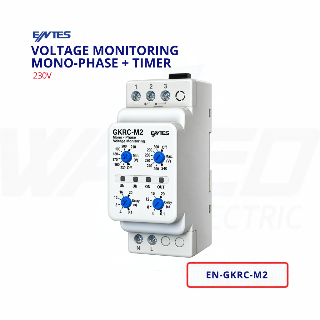 Voltage Monitoring - Mono-Phase + Timer - 230V