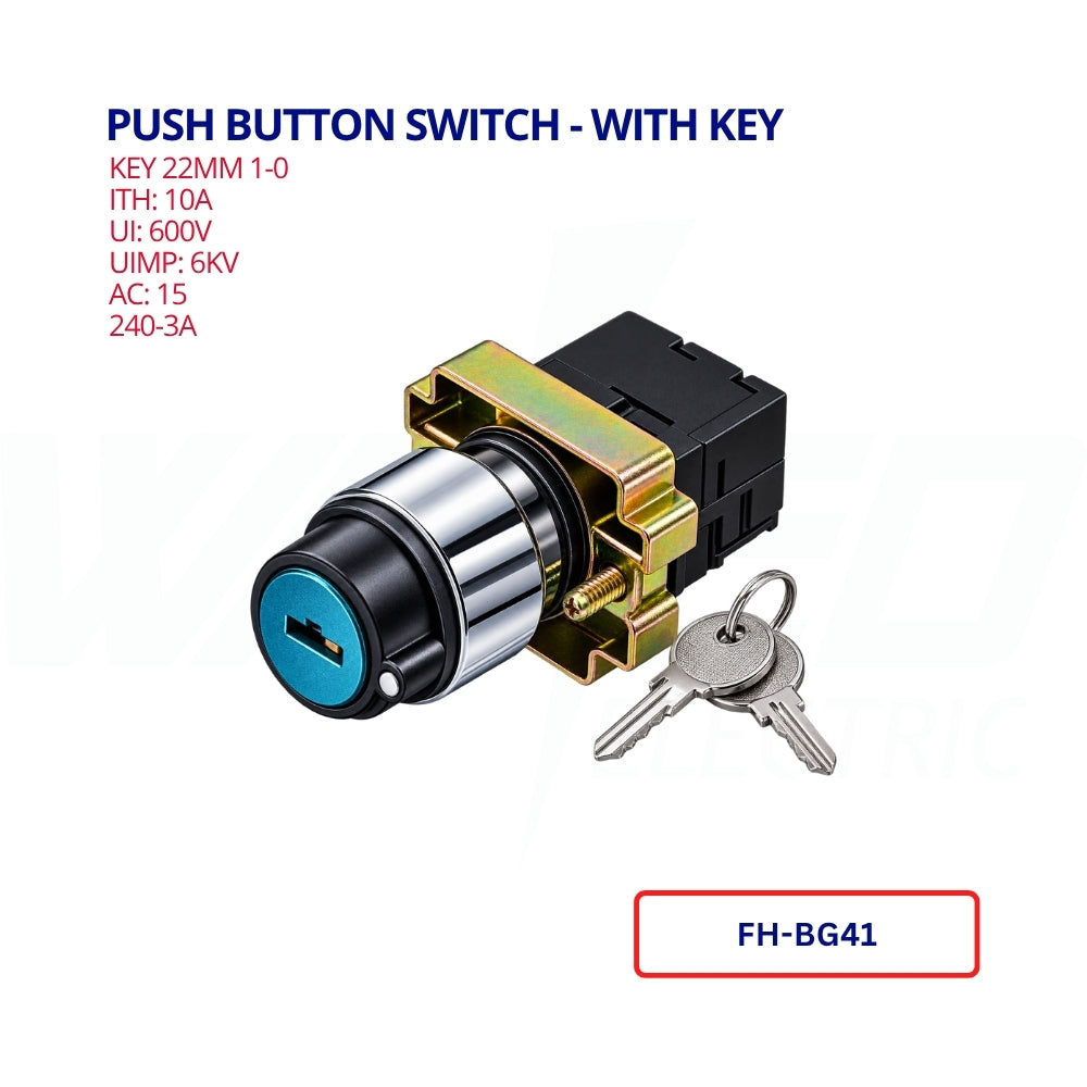 Push Button Switch - With KEY