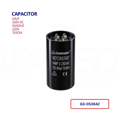 Motor Start Capacitor - 64UF