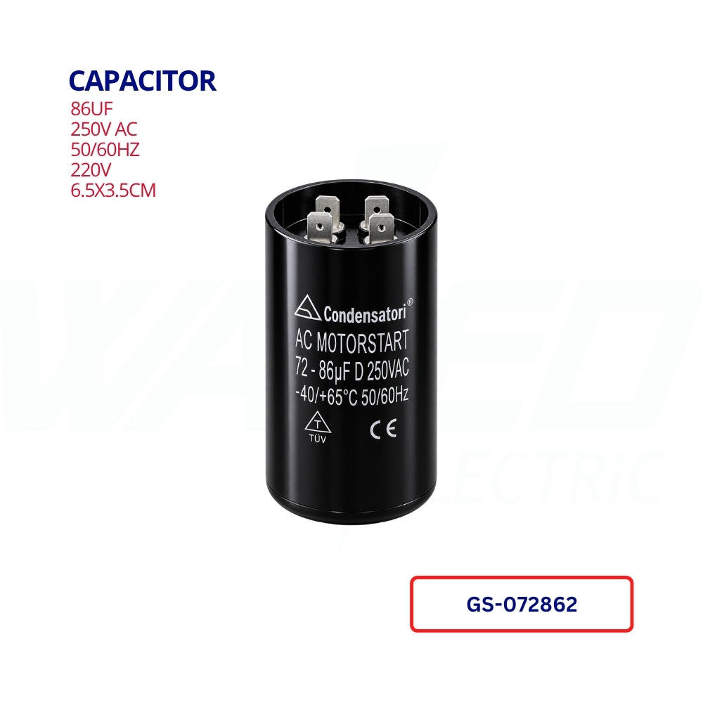 Motor Start Capacitor - 86UF